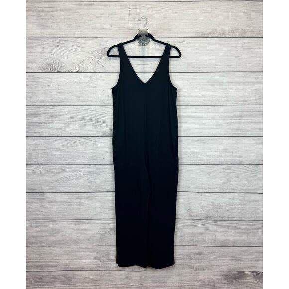 Heidi Houston Women's Black Sleeveless Soft Jumpsuit Size Small - Picture 1 of 8